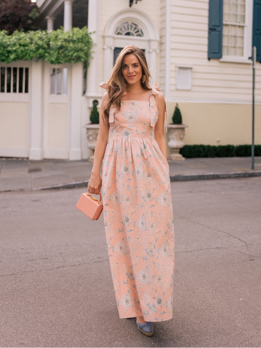 Gal meets Glam x Anthropologie Makenna floral maxi dress